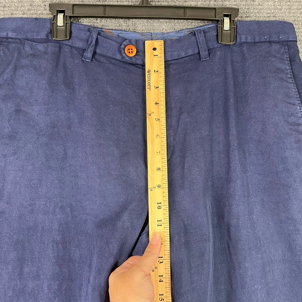 Tommy Bahama Linen Lyocell Pants‎ Men 38X30 Resort Tailored Relaxed Fit Travel
